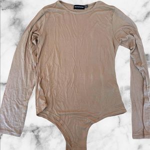 PLT TAN BODY SUIT